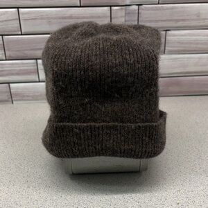 Gap Brown Knit Beanie 100% Lambs Wool O/S Fits All